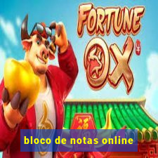 bloco de notas online